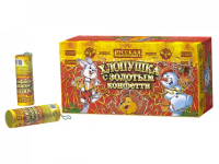 Хлопушка с золотым конфетти Хлопушки купить в Циолковском | ciolkovskij.salutsklad.ru