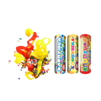 Набор ( 3конф.+3серп.) Набор хлопушек купить в Циолковском | ciolkovskij.salutsklad.ru