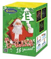 Ё-Ёлка Батарея салютов купить в Циолковском | ciolkovskij.salutsklad.ru