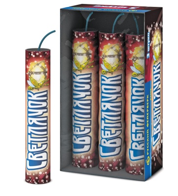 Светлячок Пиротехнический фонтан купить в Циолковском | ciolkovskij.salutsklad.ru