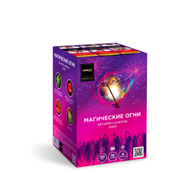 Магические огни Батарея салютов купить в Циолковском | ciolkovskij.salutsklad.ru