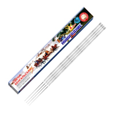 Новогодние 300-4 мм. Бенгальские огни купить в Циолковском | ciolkovskij.salutsklad.ru