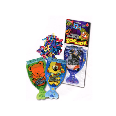 Зоопарк ТСЗ Надувная хлопушка купить в Циолковском | ciolkovskij.salutsklad.ru