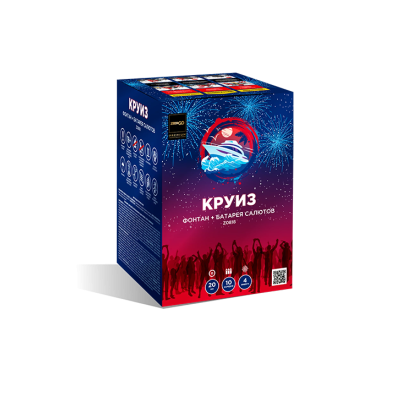 Круиз Фонтан фейерверк купить в Циолковском | ciolkovskij.salutsklad.ru