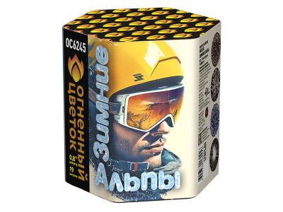 Зимние Альпы Батарея салютов купить в Циолковском | ciolkovskij.salutsklad.ru