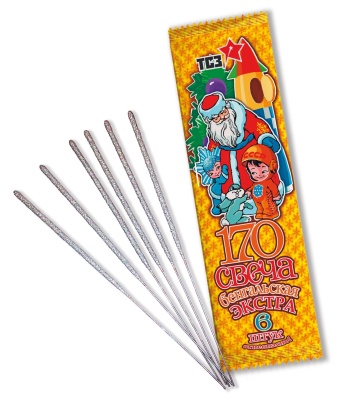 170 мм. Экстра Бенгальские огни купить в Циолковском | ciolkovskij.salutsklad.ru