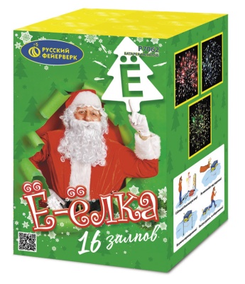 Ё-Ёлка Батарея салютов купить в Циолковском | ciolkovskij.salutsklad.ru