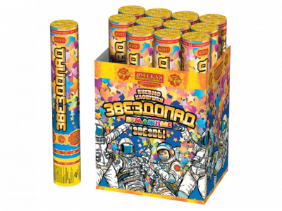 Звездопад 30 Пневматическая хлопушка купить в Циолковском | ciolkovskij.salutsklad.ru