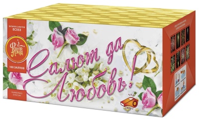 Салют да любовь Батарея салютов купить в Циолковском | ciolkovskij.salutsklad.ru