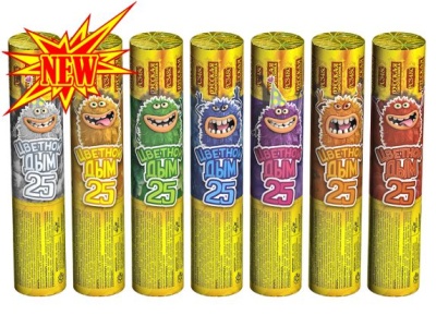 Цветной дым 25 Цветной дым купить в Циолковском | ciolkovskij.salutsklad.ru